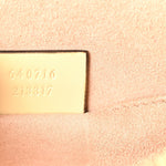 Snakeskin Boarded Plutone Calfskin Mini Horsebit 1955 Top Handle Bag Wild Rose Beige