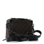 Monogram Macassar Handle Soft Trunk Black
