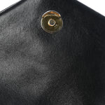 Calfskin Y Quilted Monogram Small Loulou Chain Satchel Black