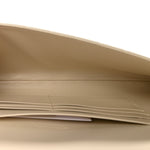 Nappa Intrecciato Long Andiamo Top Handle Clutch Sea Salt