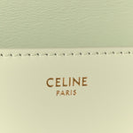 Shiny Calfskin Triomphe Chain Shoulder Bag Jade