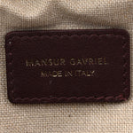 Soft Calfskin Moon Sling Bag Plum