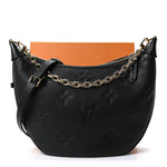 Empreinte Monogram Giant Loop Hobo Black