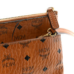 Visetos Medium Crossbody Pouch Cognac