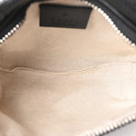 Calfskin GG Tennis Embossed Belt Bag Black