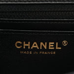 Lambskin Quilted Mini Rectangular Flap Black