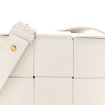 Lambskin Maxi Intreccio Candy Cassette Crossbody Bag Chalk