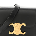 Shiny Calfskin Mini Claude Black