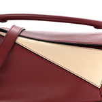 Calfskin Small Puzzle Bag Wine Garnet