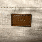 Shiny Calfskin Large Double Carry Camera Bag Dark Khaki