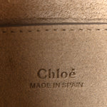 Suede Calfskin Small Faye Shoulder Bag Tobacco