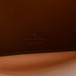 GG Supreme Monogram Azalea Calfskin Web Mini Jackie 1961 Hobo Beige Ebony Brown Sugar