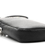 Vitello Daino Soft Mini Crossbody Bag Black