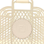Recycled Plastic Vitello Liberty Matte Medium Fendi Basket White Ice