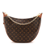 Reverse Monogram Loop Hobo