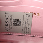 Faux Fur Quilted Virtus V Mini Chain Flap Shoulder Bag English Rose