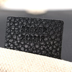 Pebbled Calfskin Medium Soho Flap Crossbody Black