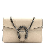 Dollar Calfskin Crystal Super Mini Dionysus Shoulder Bag Mystic White Black Diamond