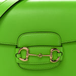 Azalea Calfskin Horsebit 1955 Shoulder Bag Electric Green