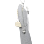 Grained Calfskin L19 Extra Pocket Pouch Whisper White