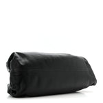 Smooth Butter Calf The Pouch Oversized Clutch Black