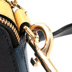 Saffiano Small Snapshot Camera Bag Navy Multicolor