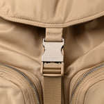 Nylon Medium Rucksack Backpack Gold Honey