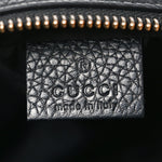 Pebbled Calfskin Small Soho Disco Bag Black