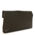 Grained Lambskin Large Cassandre Envelope Pouch Light Musk