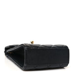 Caviar Quilted Classic Phone Holder Black
