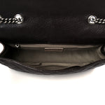 Calfskin Lambskin Studded Paris Dallas Texan Flap Brown Black