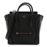 Smooth Calfskin Nano Luggage Black