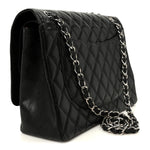 Caviar Quilted Maxi Double Flap Black