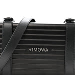 Matte Aluminum Personal Cross-Body Bag Black