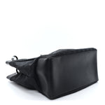 Monogram Braided Tote Black