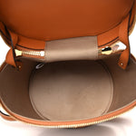 Visetos Small Cylinder Crossbody Bag Cognac
