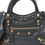 Agneau Giant 12 Gold Hardware Mini City Anthracite