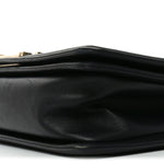 Lambskin Chevron Quilted Medium Boy Flap Black