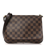 Damier Ebene Musette Tango Long Strap