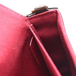Monogram Pochette Felicie Chain Wallet Fuchsia