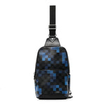 Damier Graphite Pixel Avenue Sling Backpack Blue