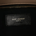 Lambskin Quilted Small Loulou Puffer Monogram Chain Satchel Dark Beige