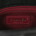 Caviar Quilted Mini Coco Handle Flap Black