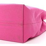 Canvas Printed Open Your Heart Tote Pink Black