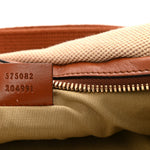 Vintage Canvas Web Belt Bag Sand Cuir