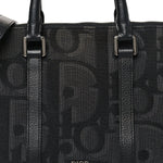 Maxi Oblique Jacquard Weekender 25 Black