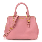 Goatskin Madras Bauletto Peonia
