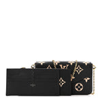Empreinte Monogram Giant Felicie Pochette Black Beige