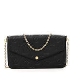 Empreinte Pochette Felicie Chain Wallet Black