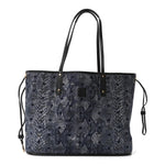 Visetos Large Project Reversible Shopper Tote Black